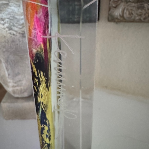 Scarlet Reagan‎ x Kristi Kennimer Acrylic Abstract Art Block - Picture 2 of 3